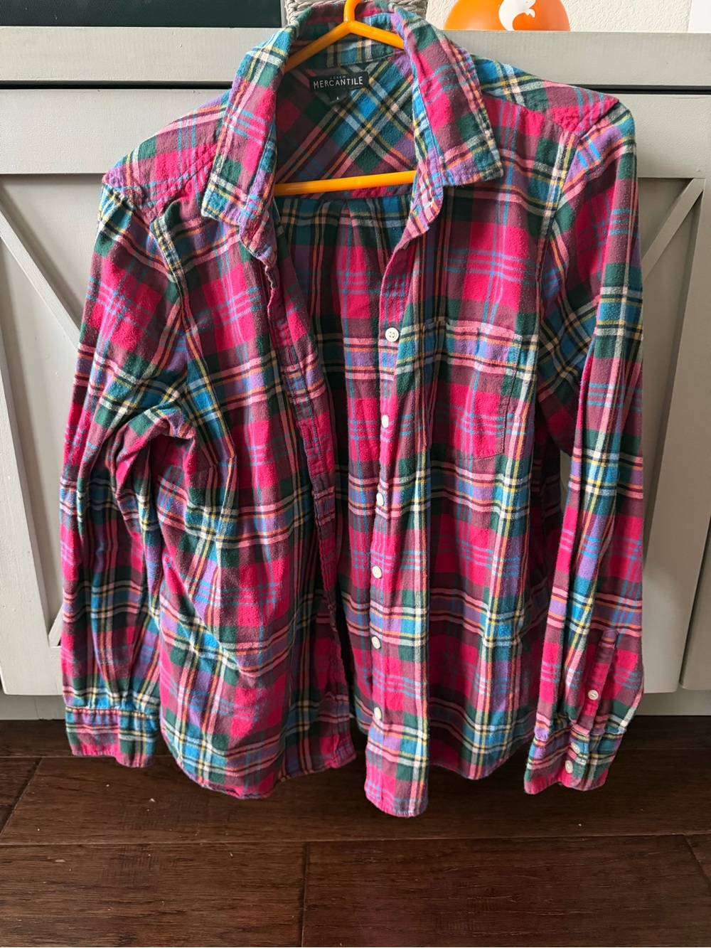 J.Crew Factory Mercantile Multicolor Plaid Flannel Shirt Large
